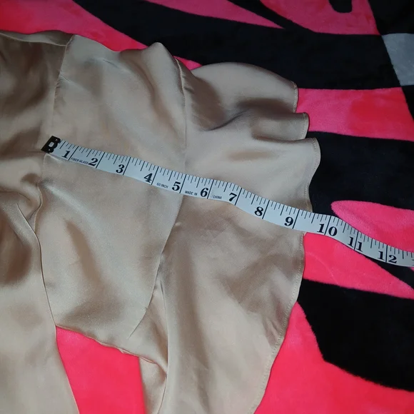 Victoria's Secret Georgette Satin Robe with Sequin Bow Gorgeous - Picture 15 of 16